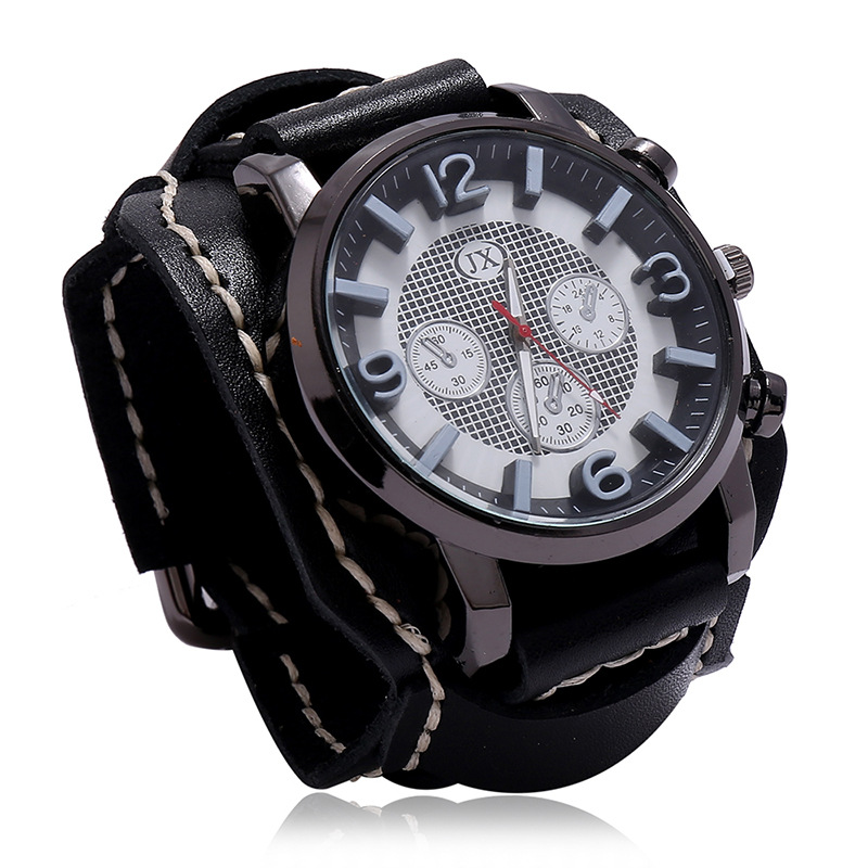 Vintage Watch Collecting - Punk Vintage Genuine Leather Strap Electronic