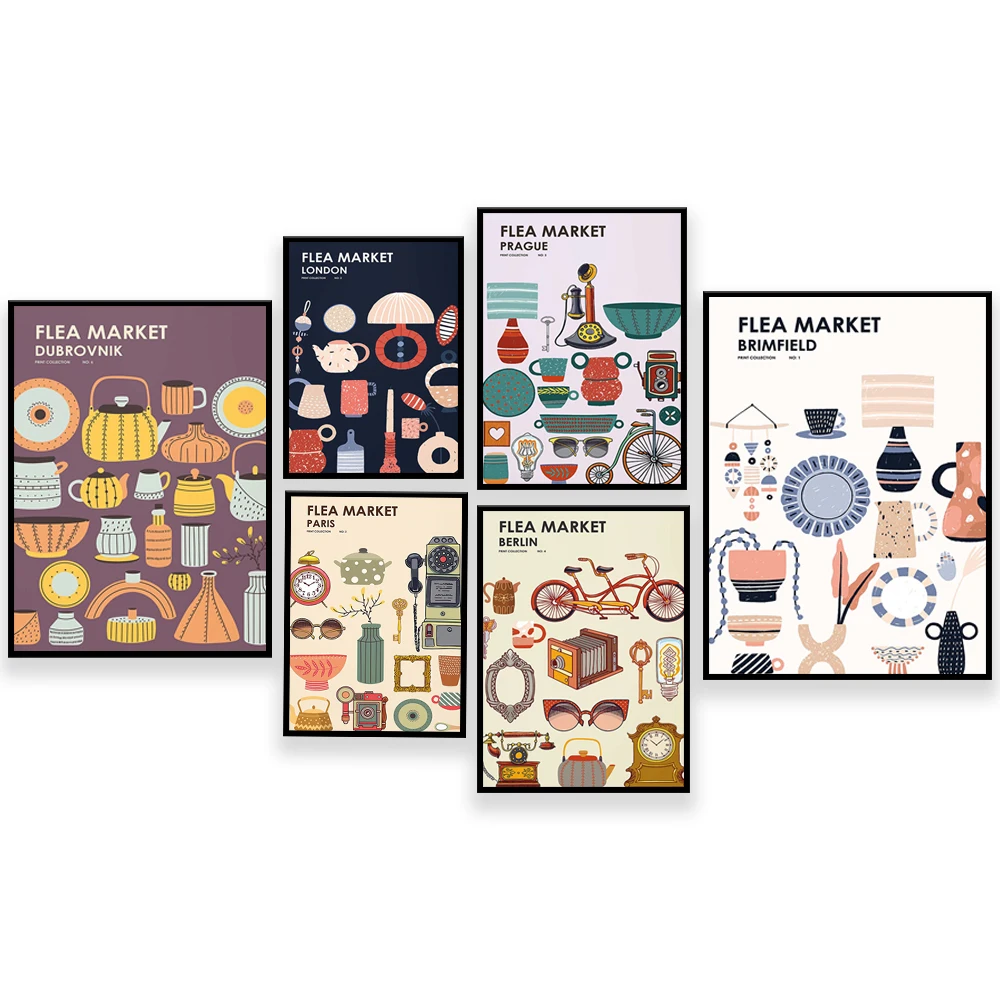 Flea Market Print Collection V - Vintage And Collectible Fair 评论和价格