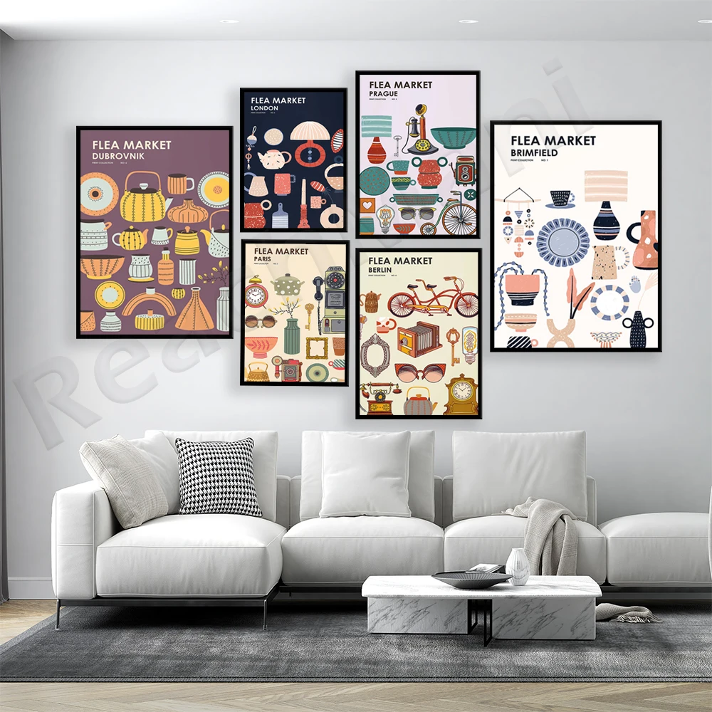 Flea Market Print Collection V - Vintage And Collectible Fair 评论和价格