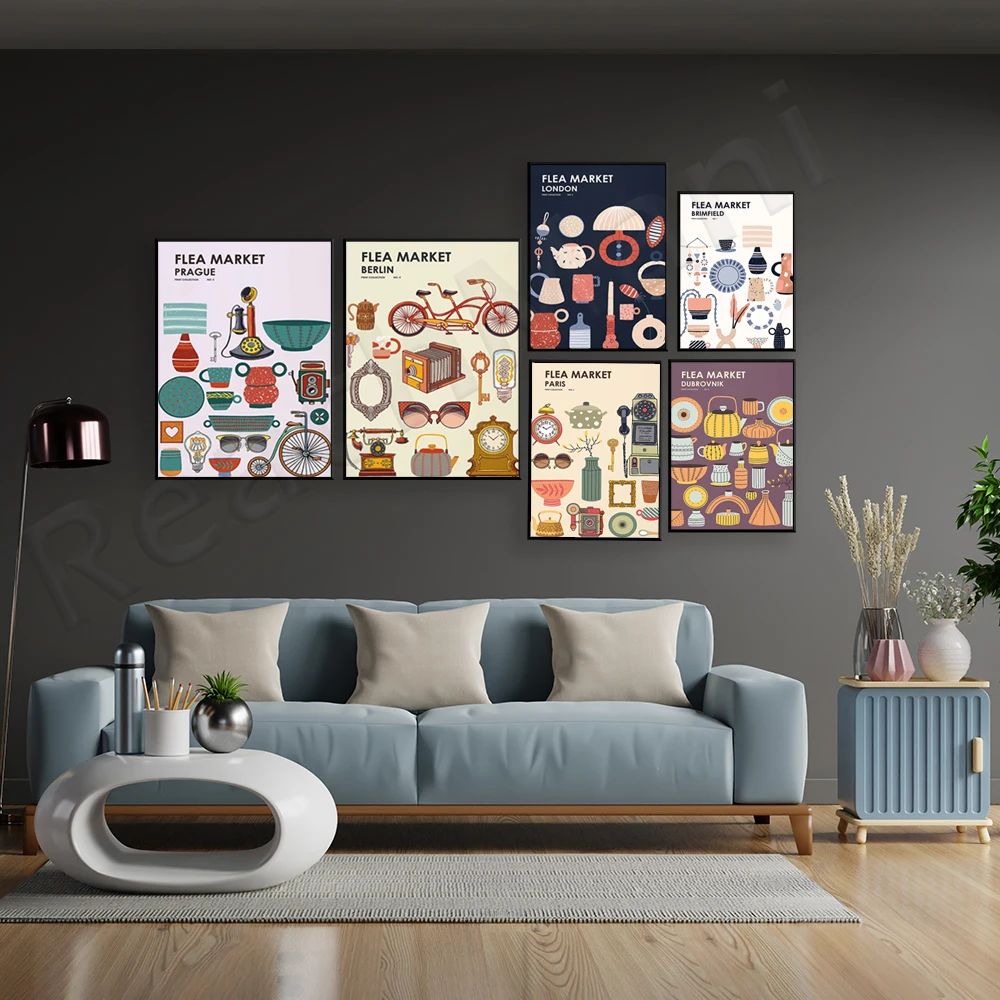 Flea Market Print Collection V - Vintage And Collectible Fair 评论和价格