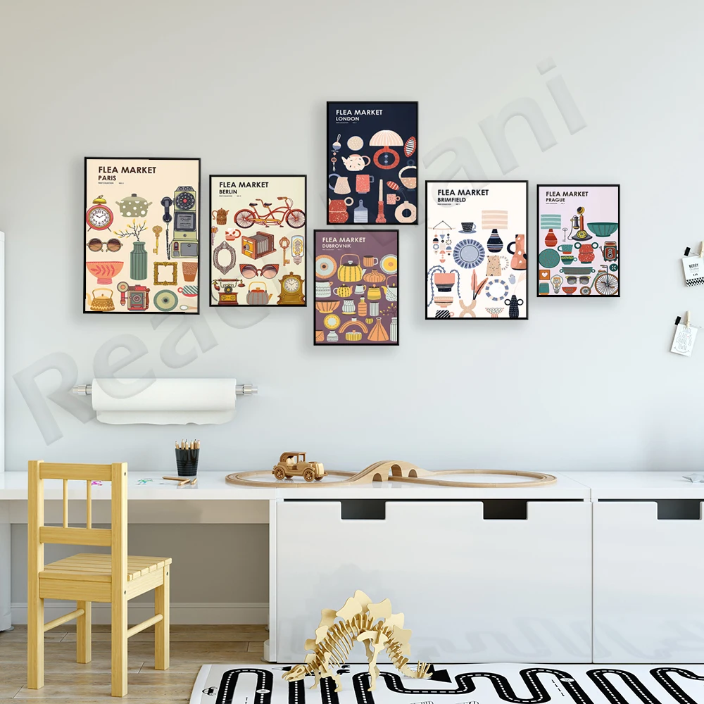 Flea Market Print Collection V - Vintage And Collectible Fair 评论和价格