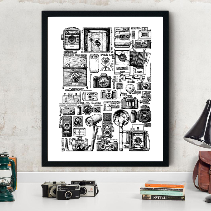 Vintage Camera Collection illu - Collectible Vintage Cameras 评论和价格
