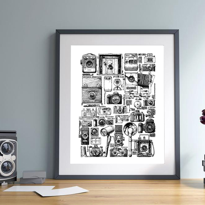 Vintage Camera Collection illu - Collectible Vintage Cameras 评论和价格