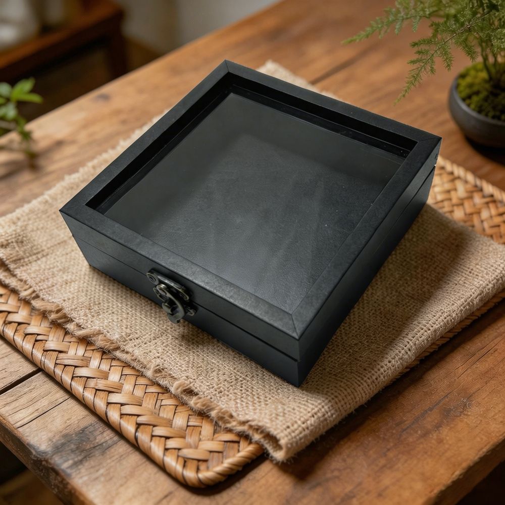 Vintage Wood Case Desktop Orga - Vintage Collectible Glass 评论和价格
