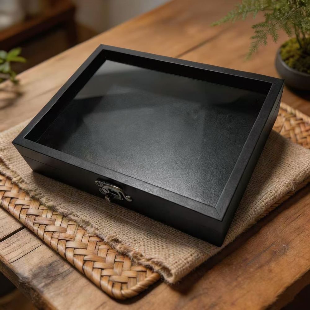 Vintage Wood Case Desktop Orga - Vintage Collectible Glass 评论和价格