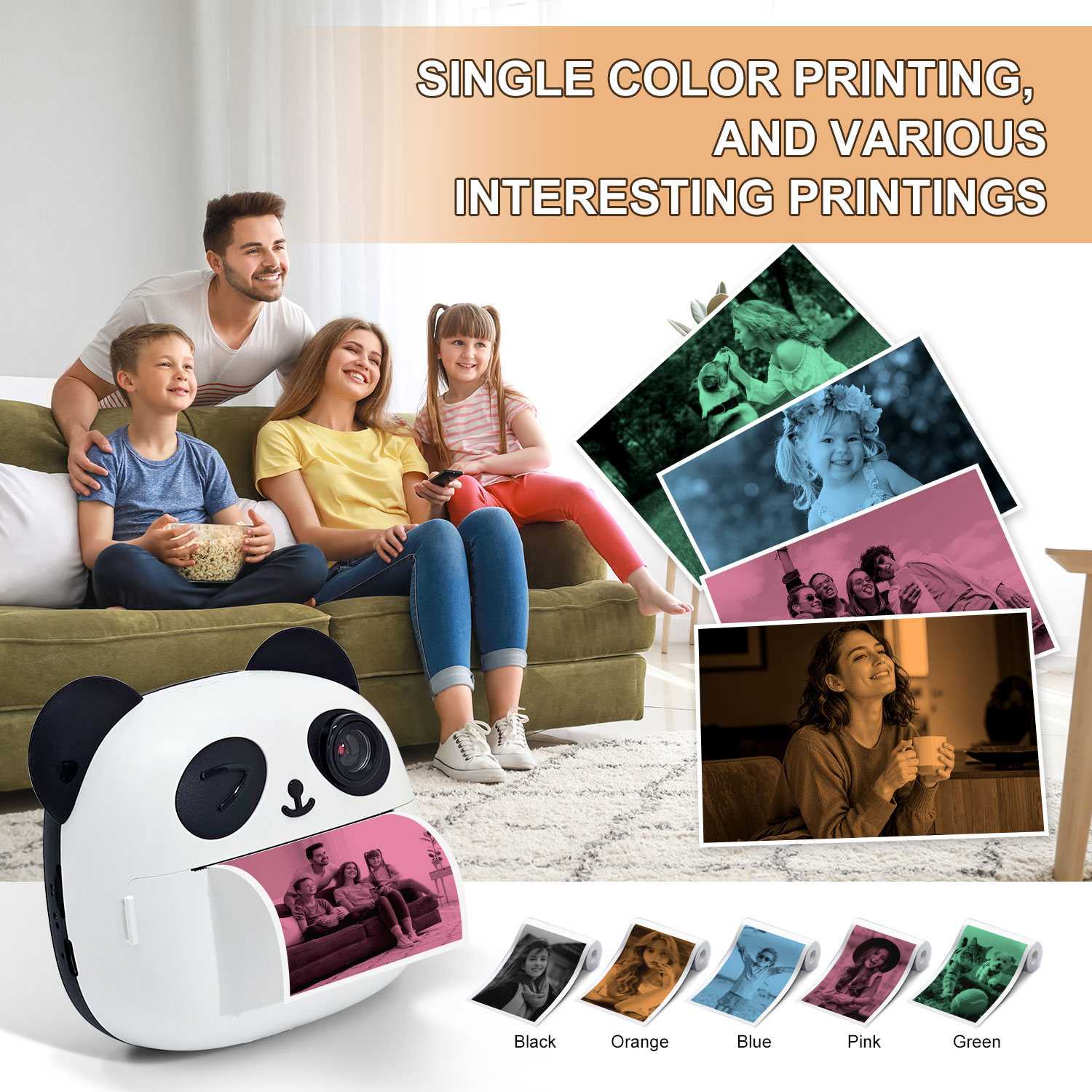 Collectible Retro Panda Print  - Collectible Vintage Cameras 评论和价格