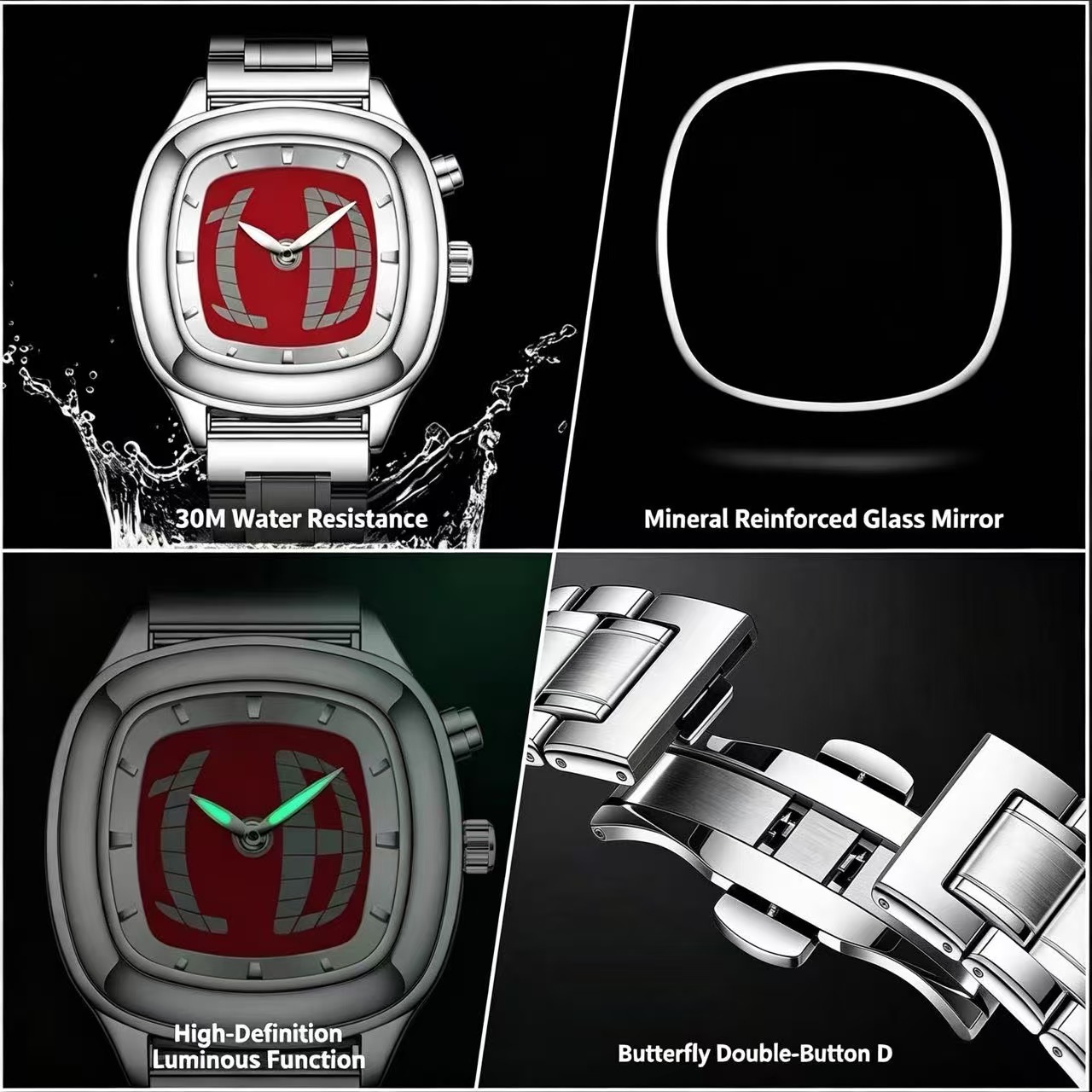 PAAZOMU Men's Quartz Watch Fas - Vintage Watch Collecting 评论和价格