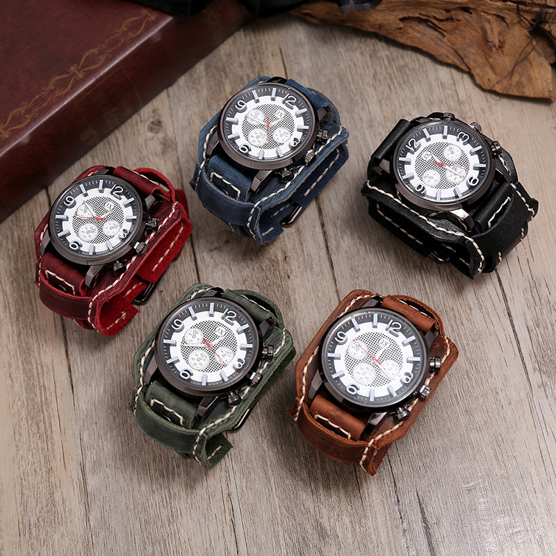 Punk Vintage Genuine Leather S - Vintage Watch Collecting 评论和价格