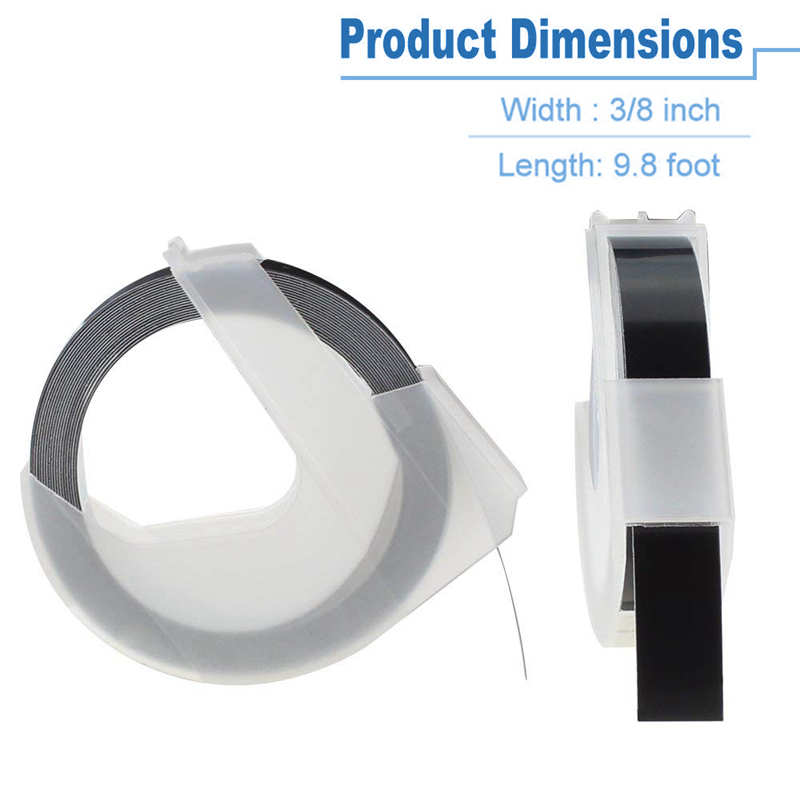 Color 3D Embossing Label Tape  - Typewriter Ribbon Roll 评论和价格