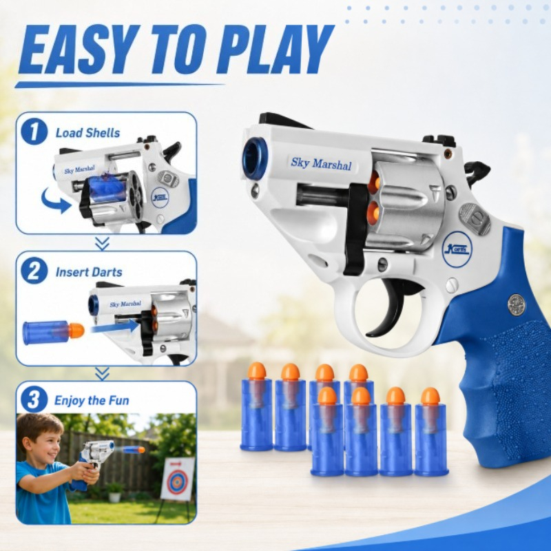 Revolver‑Style Game Blaster To - Vintage Collectible Guns 评论和价格