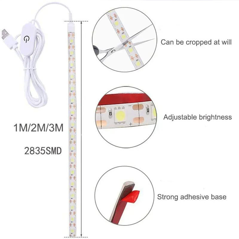 2835 LED Strip Light Touch Sen - Typewriter Ribbon Roll 评论和价格